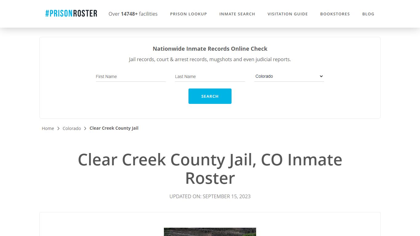 Clear Creek County Jail, CO Inmate Roster - Prisonroster